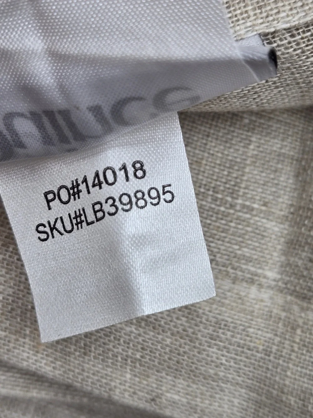 NWT QUINCE 4 Set 48x96 European Linen Sheer Curtains Flax 9321